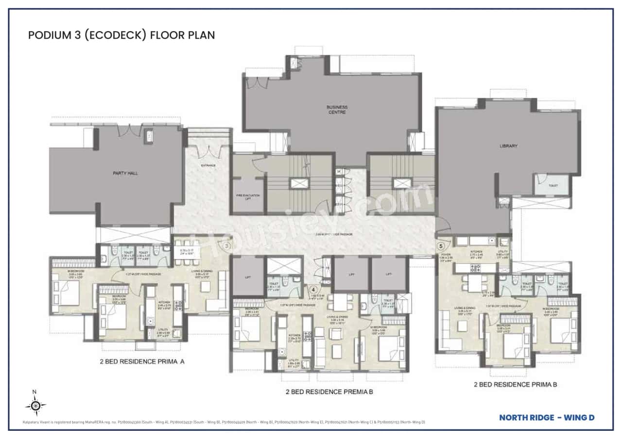 Kalpataru Vivant Floor plan 11