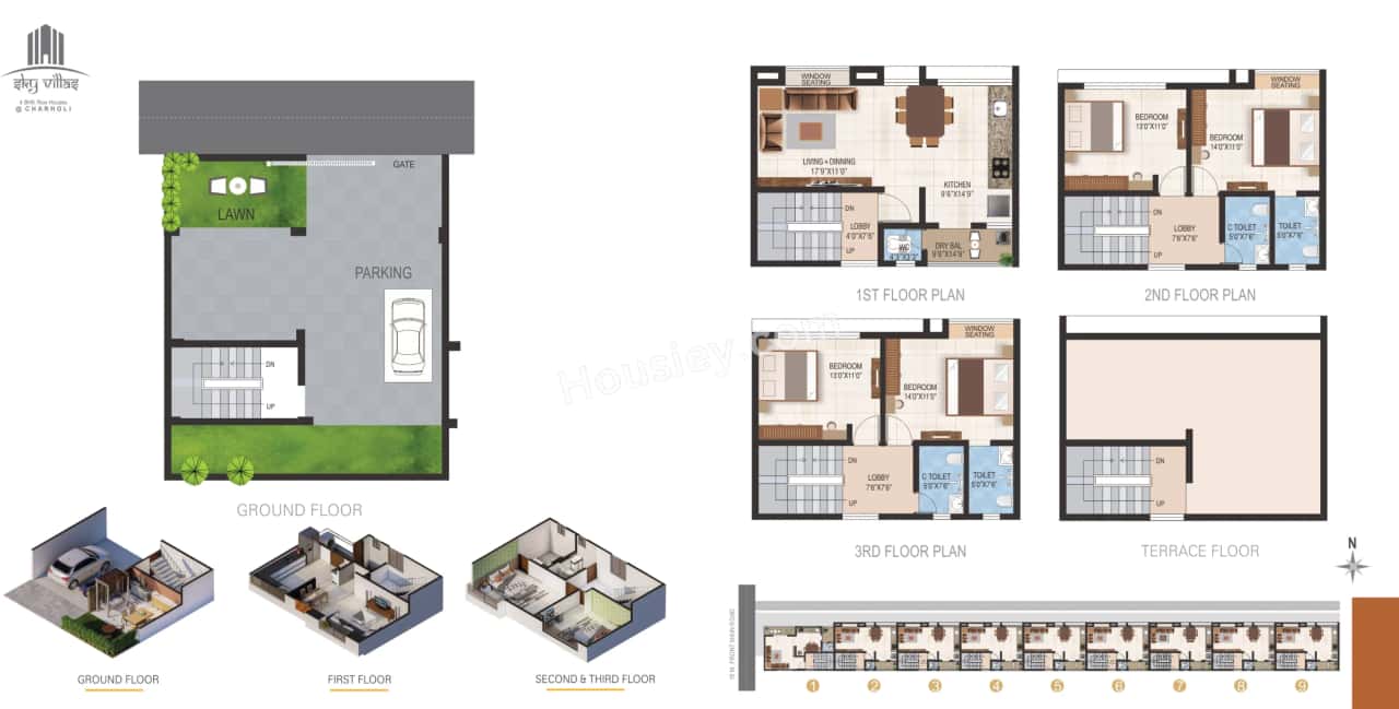 Kalpdeep Sky Villas Floor Plan
