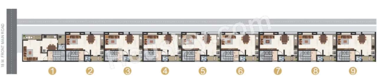 Kalpdeep Sky Villas Master Plan