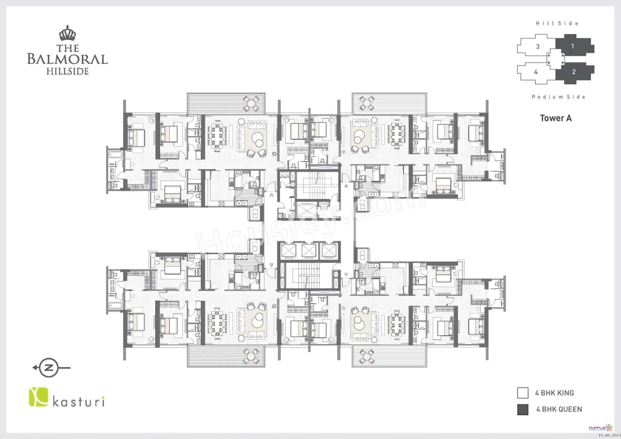 Kasturi The Balmoral Hillside Floor Plan