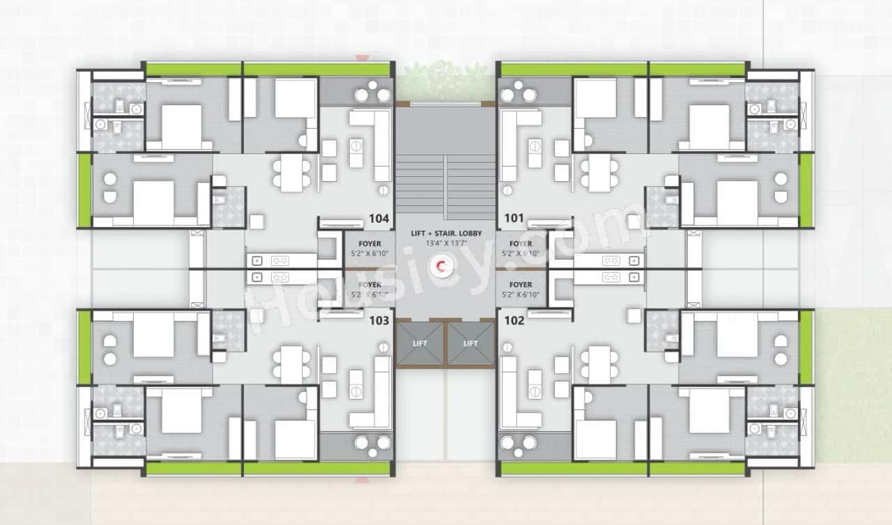Kautilya One 54 Floor plan 4