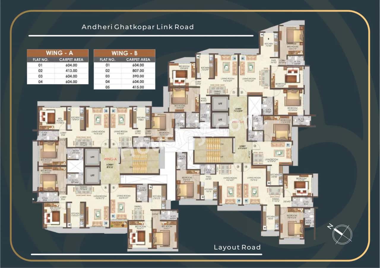 Kaveri Heights Floor Plan