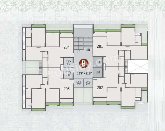 Kavisha Atria Floor plan 2