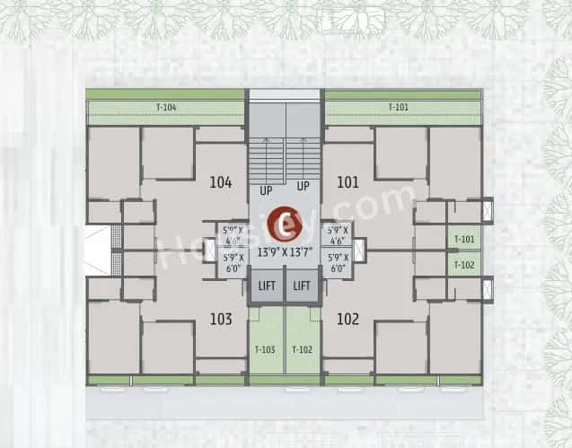 Kavisha Atria Floor plan 4