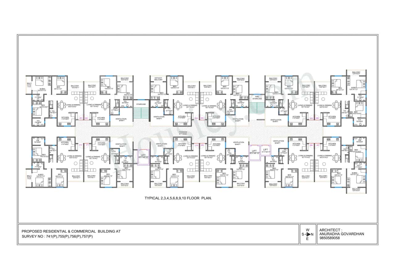 Kesar High Street Floor plan 1