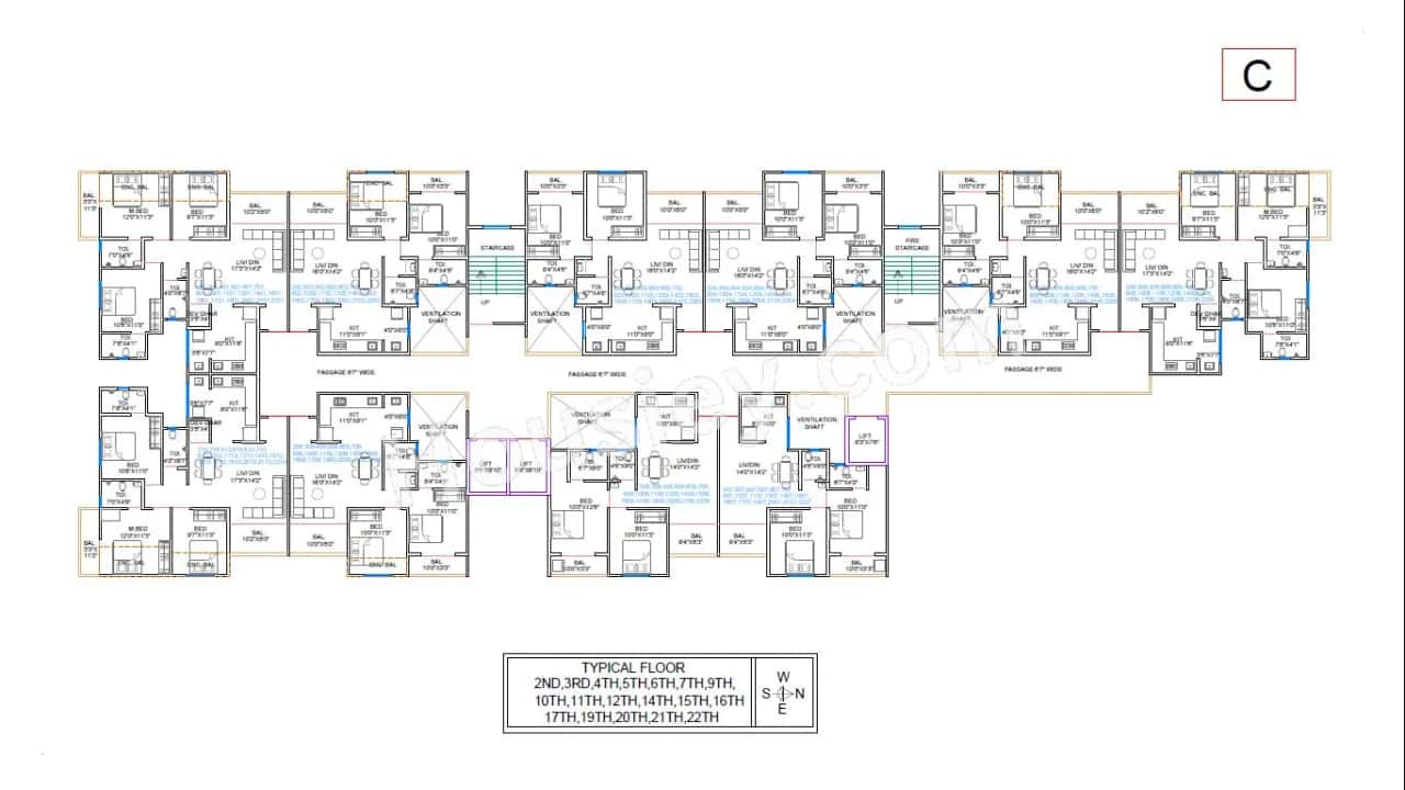 Kesar High Street Floor plan 2