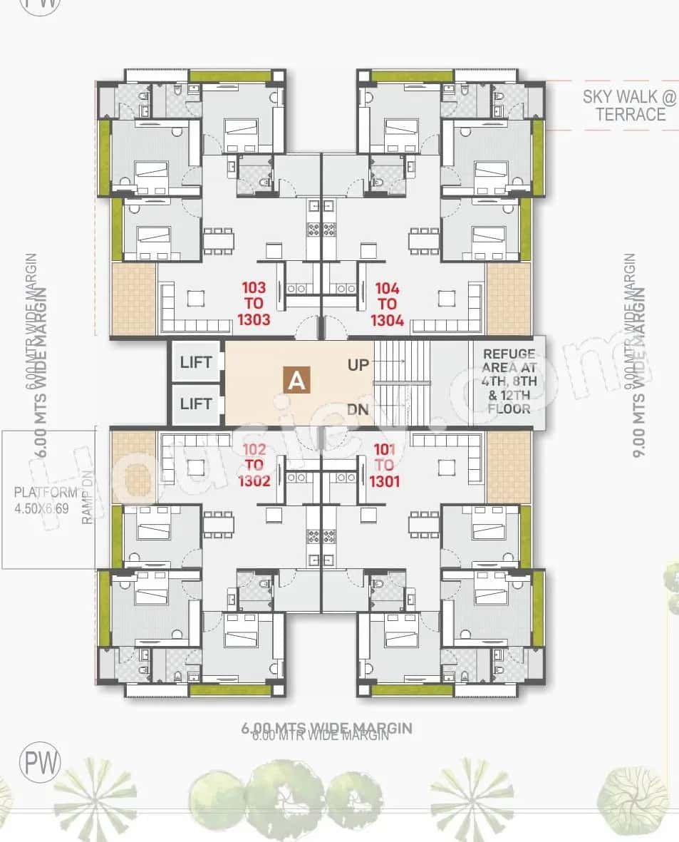 Keshvam SkyCity Floor plan 2