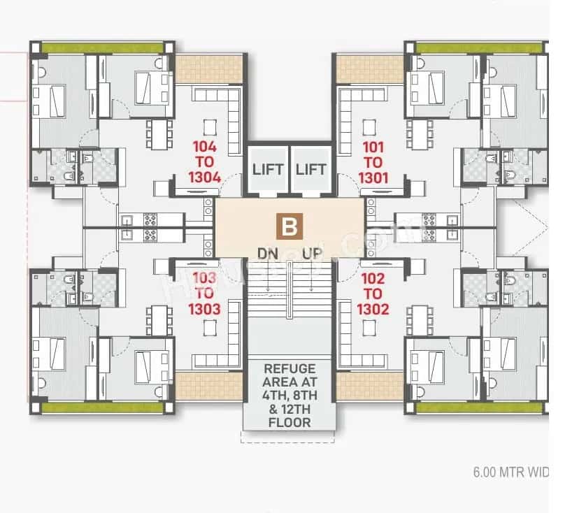 Keshvam SkyCity Floor plan 1