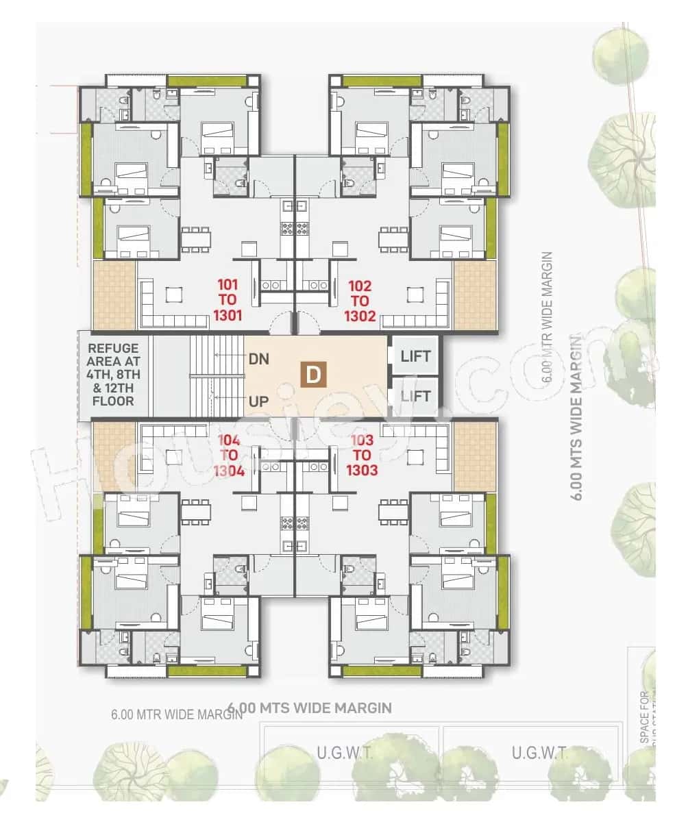 Keshvam SkyCity Floor plan 4