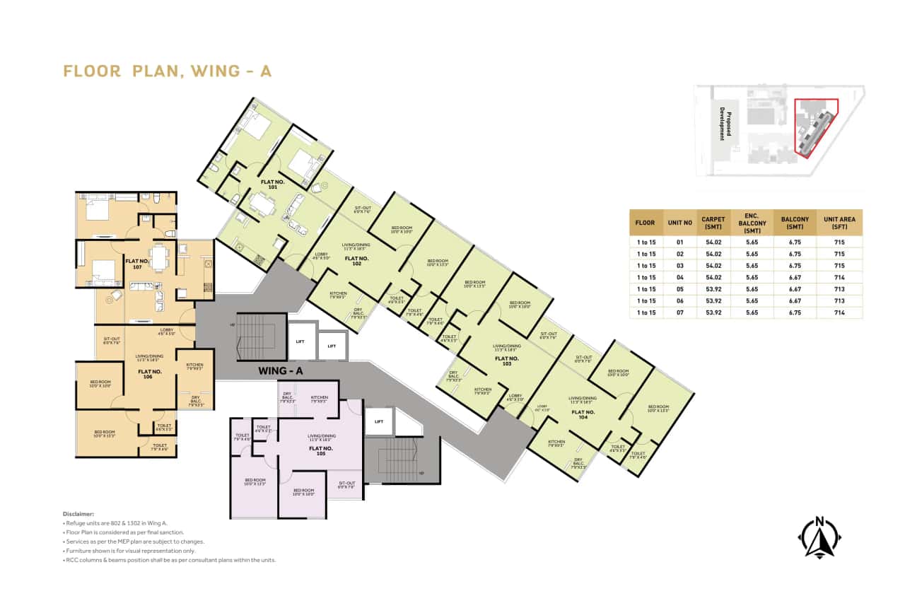 Porwal Khush Vista Floor plan 1