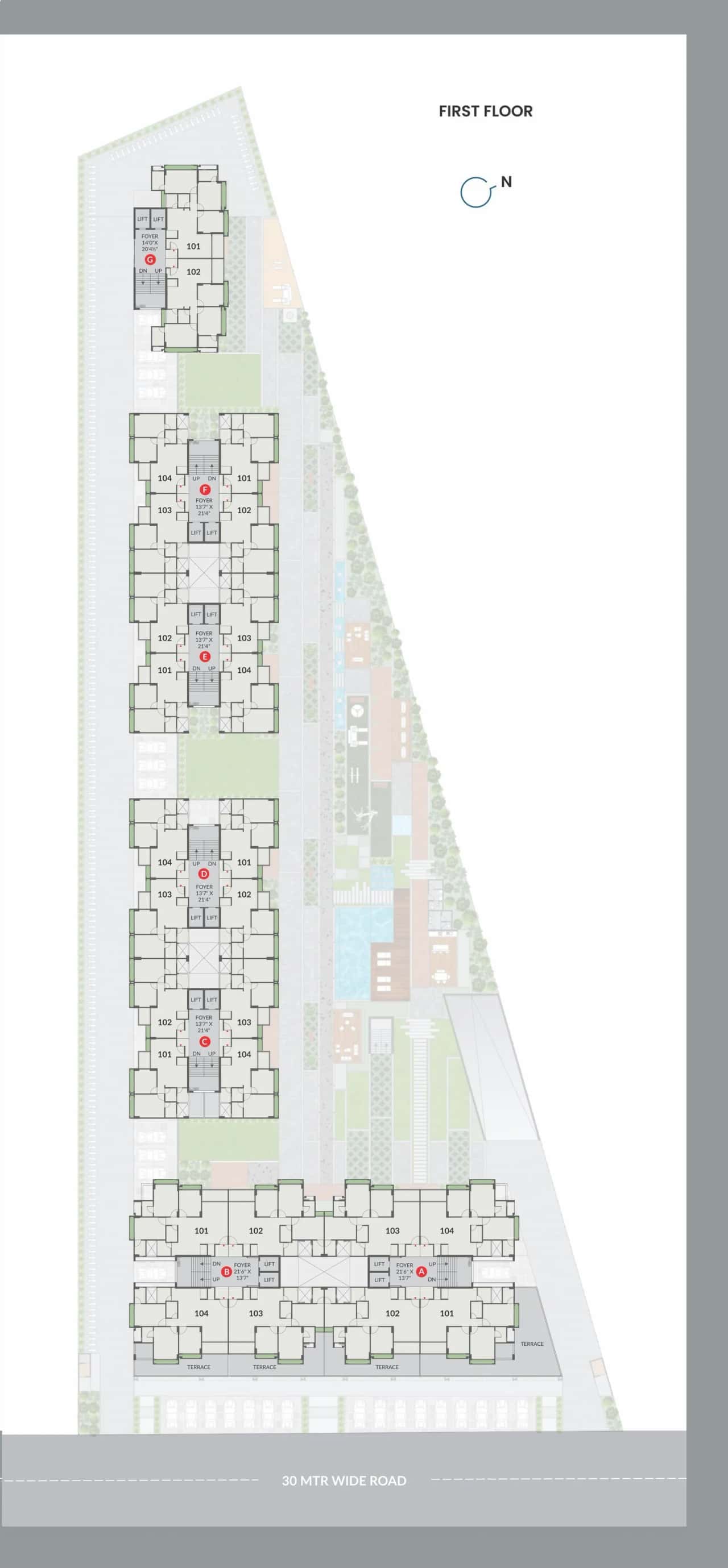 Khwaish BlueBell Floor plan 1