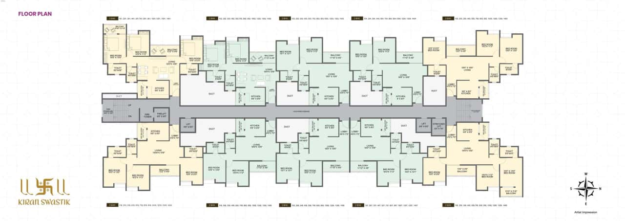 Kiran Swastik Floor plan 1