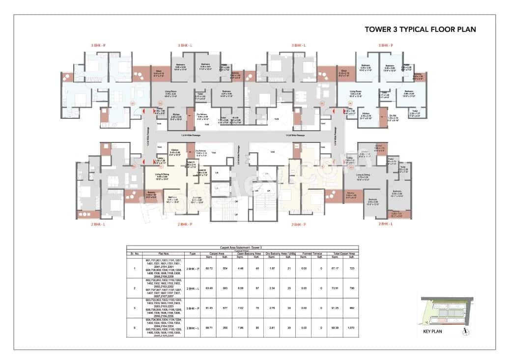 Kohinoor Uptown Avenue Floor plan 3