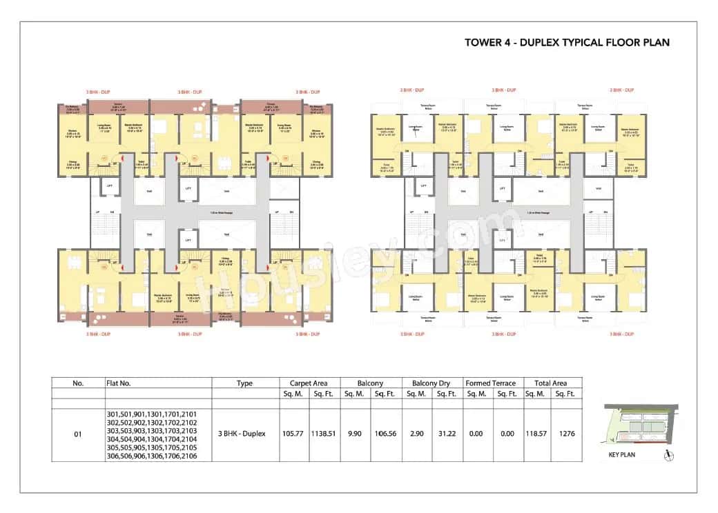 Kohinoor Uptown Avenue Floor plan 4