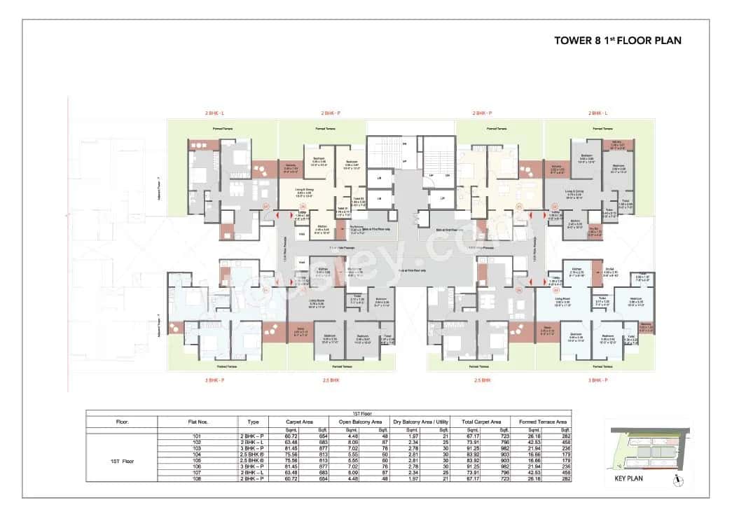Kohinoor Uptown Avenue Floor plan 6