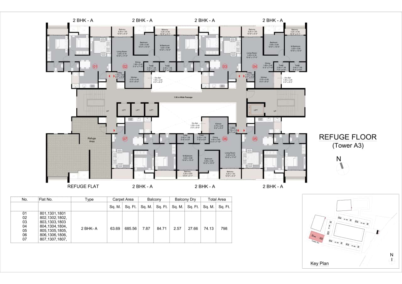 Kohinoor Westview Reserve Floor plan 1
