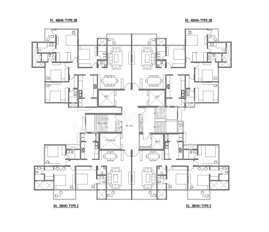 Kolte Patil 24k Glitterati Floor Plan