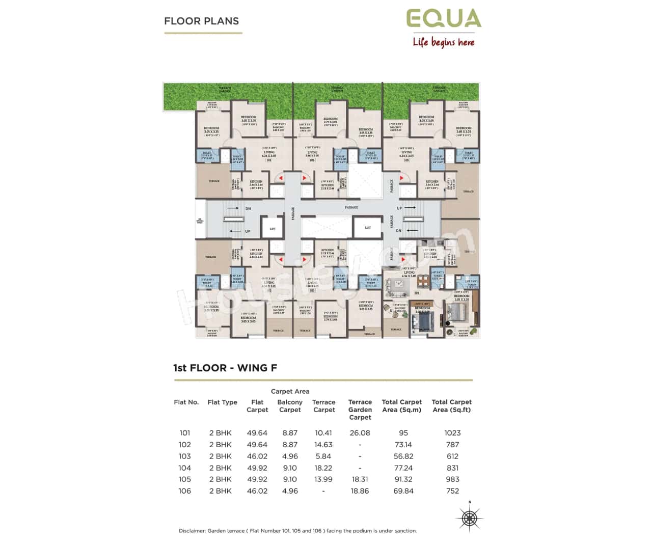 Kolte Patil Equa Floor plan 5