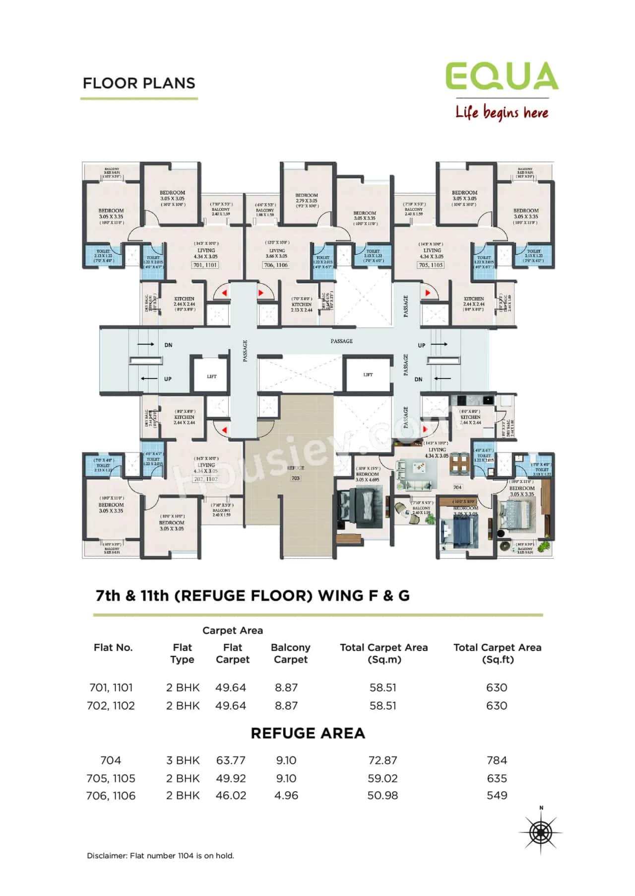 Kolte Patil Equa Floor plan 6