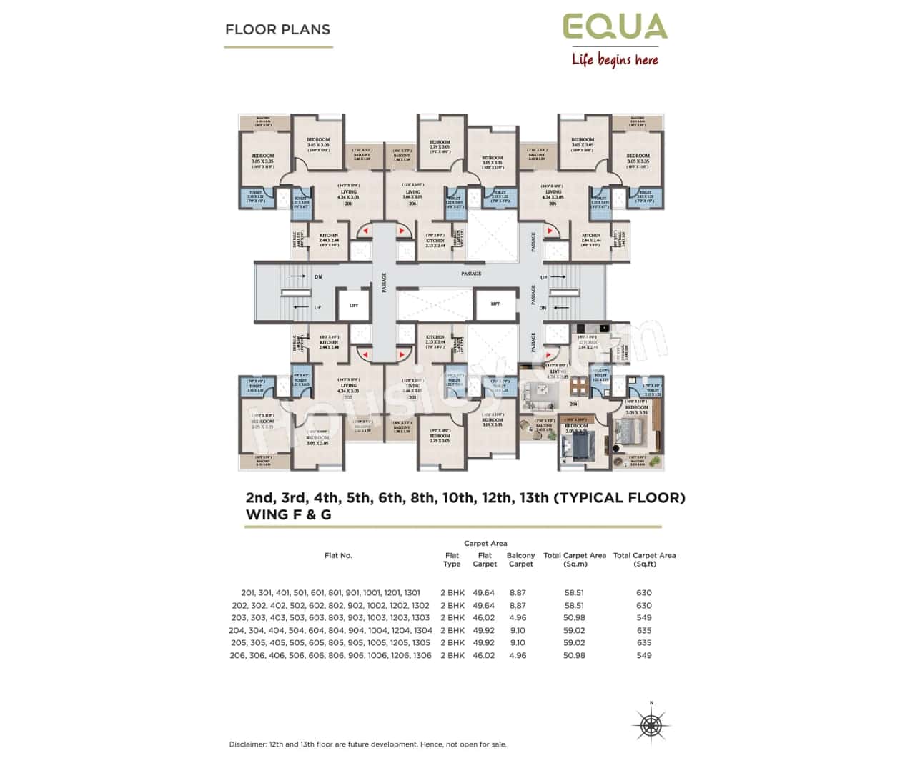 Kolte Patil Equa Floor plan 8