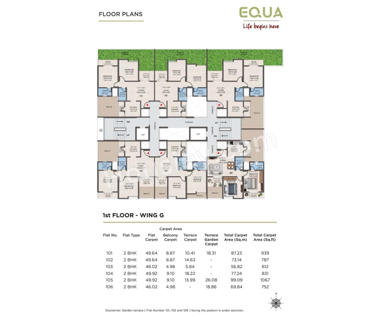 Kolte Patil Equa Floor plan 7