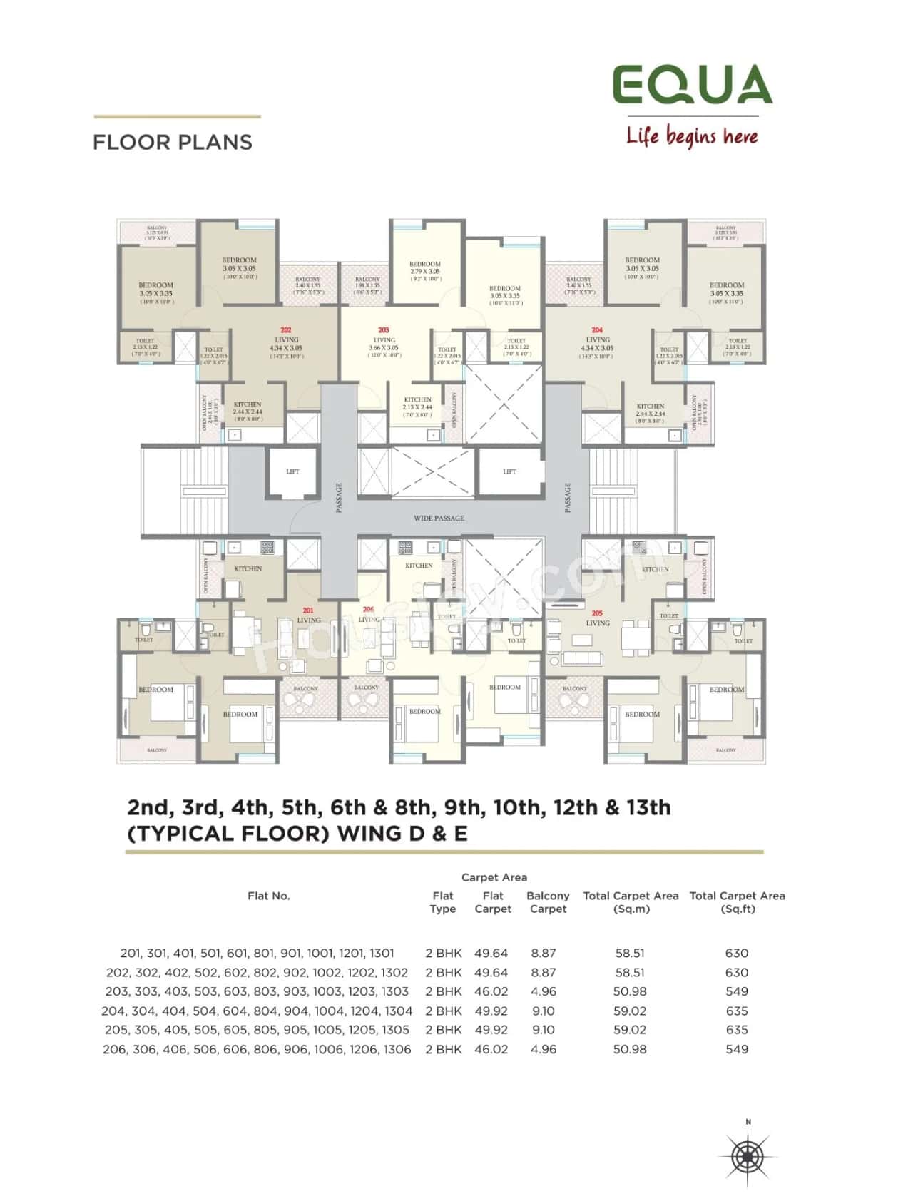 Kolte Patil Equa Floor plan 2