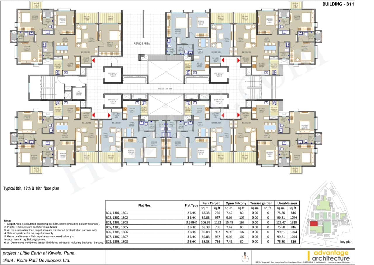 Kolte Patil Little Earth Floor plan 1