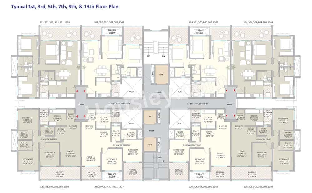 Kolte Patil Springshire Floor plan 2