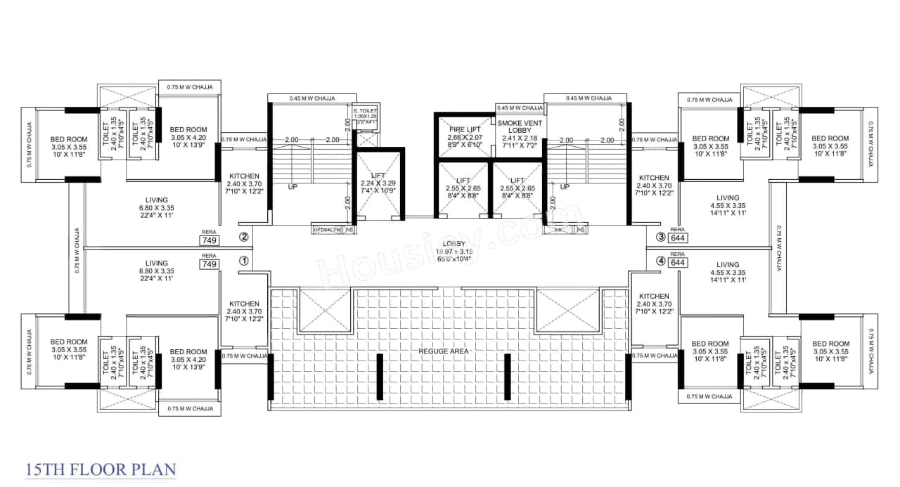 Konark 32 West View Floor plan 2