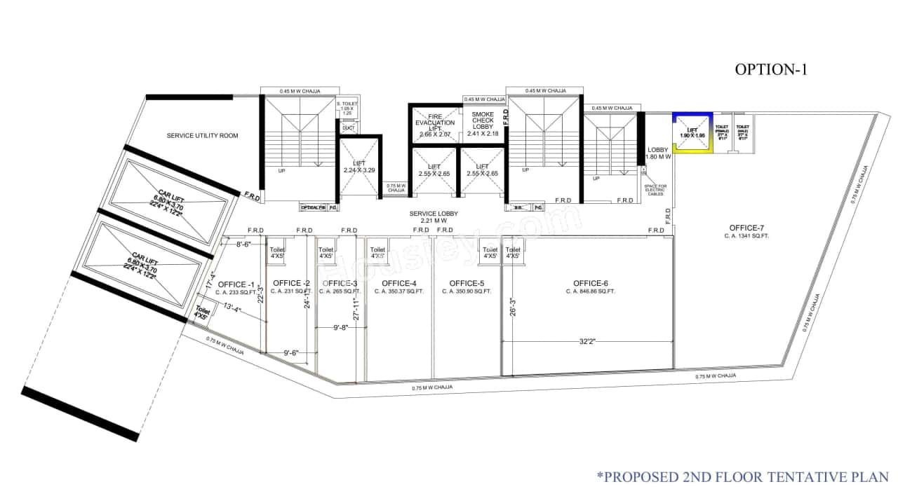 Konark 32 West View Floor plan 4