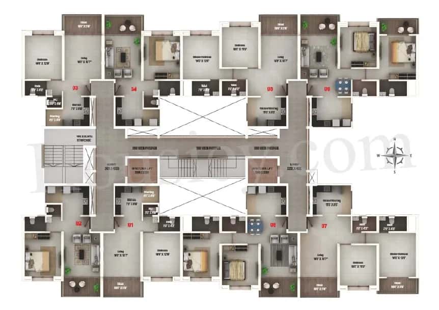 Bhosale Kosmos Floor Plan
