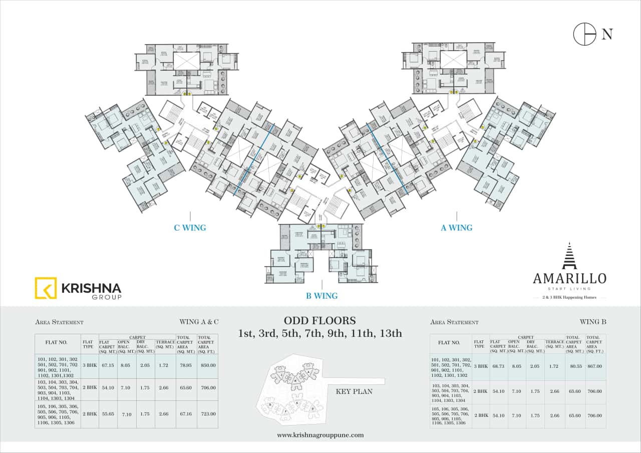 Krishna Amarillo Phase I Floor plan 1