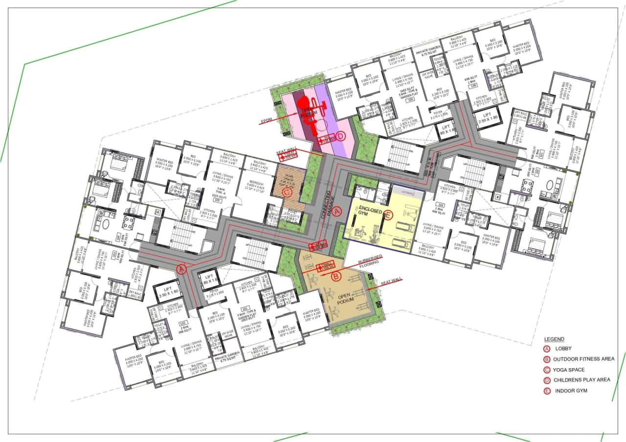 Krishna Aviro Floor plan 2