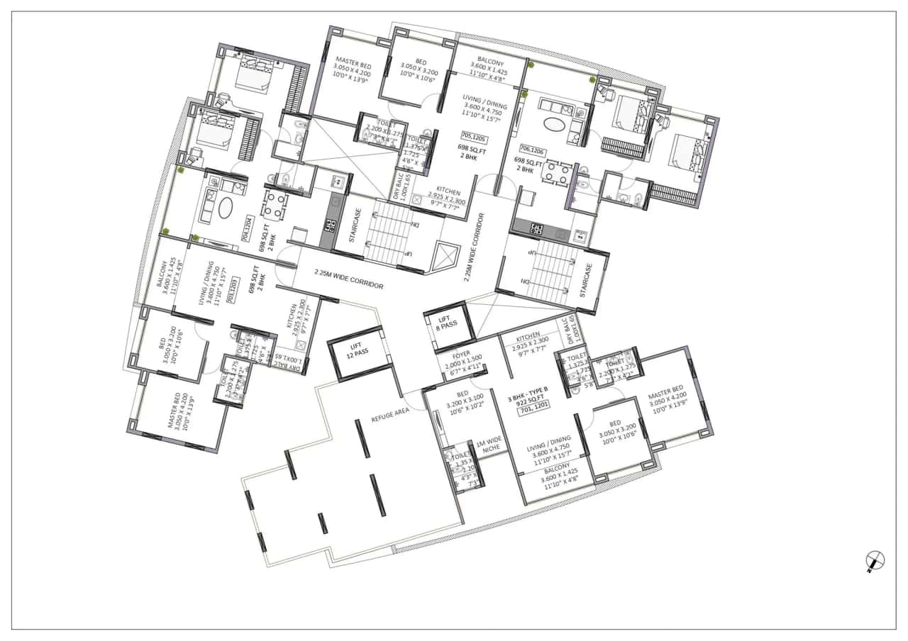 Krishna Aviro Floor plan 1