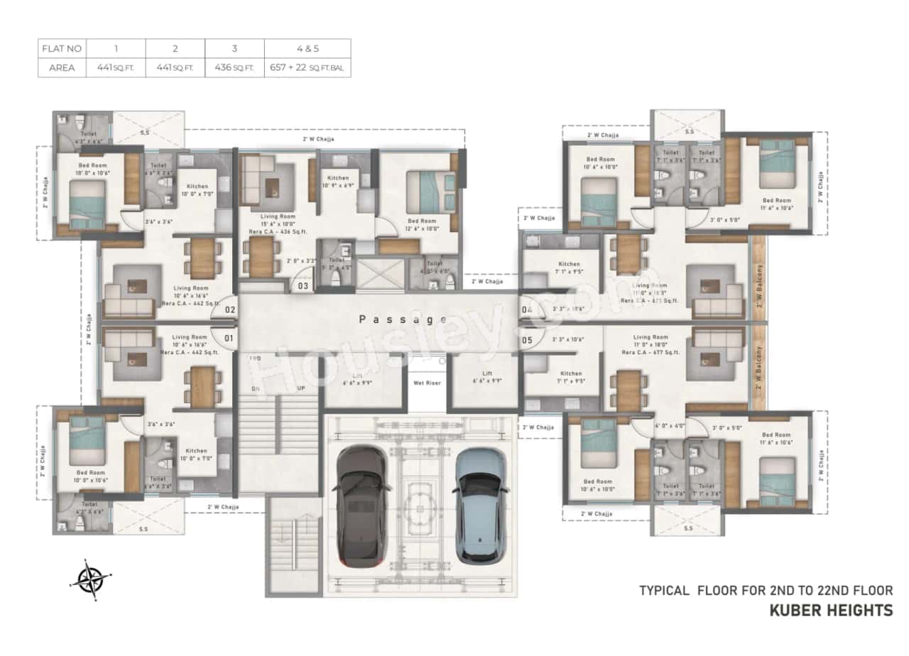 Kuber Heights Floor plan 1