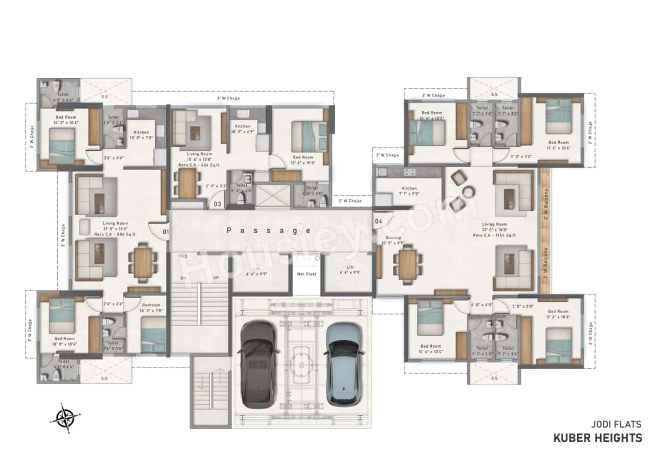 Kuber Heights Floor plan 2