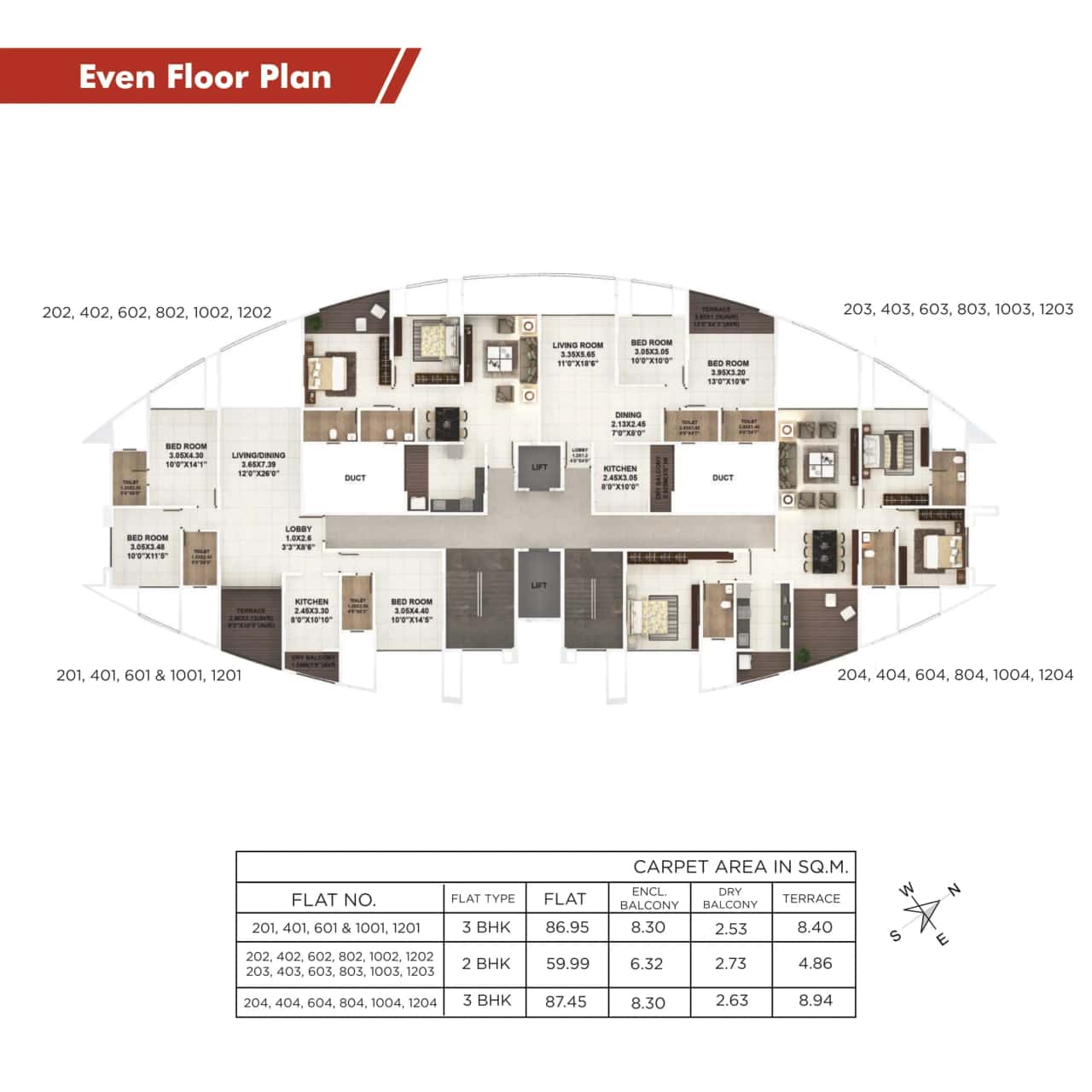 Kumar Papillon Floor plan 2