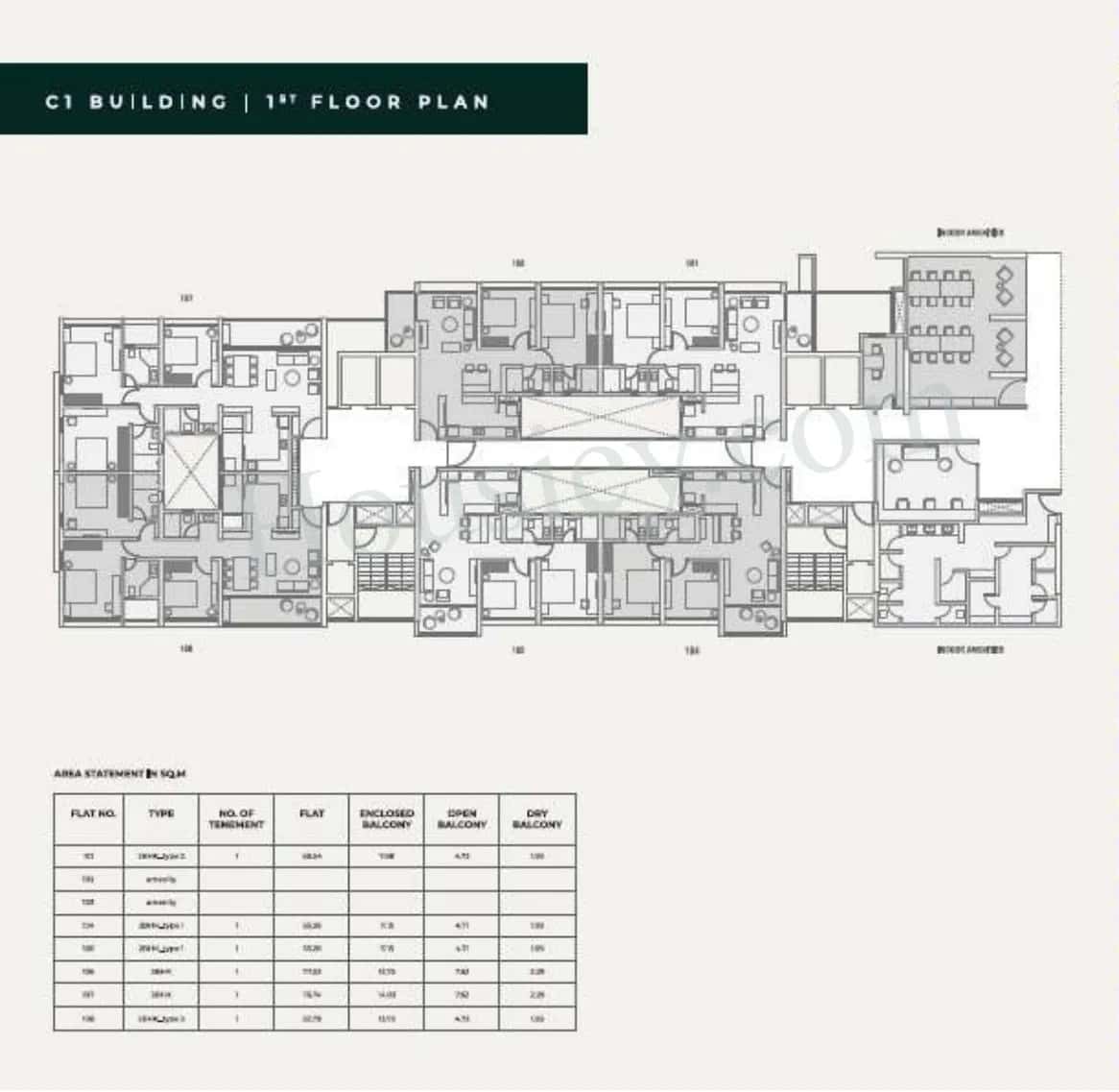 Kumar Parth Tower Floor plan 1