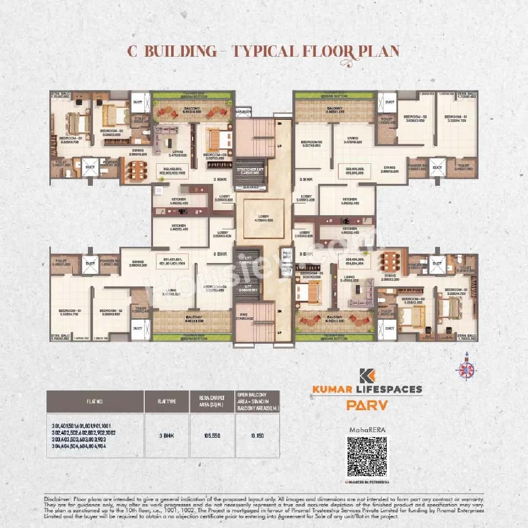 Kumar Parv Floor plan 3