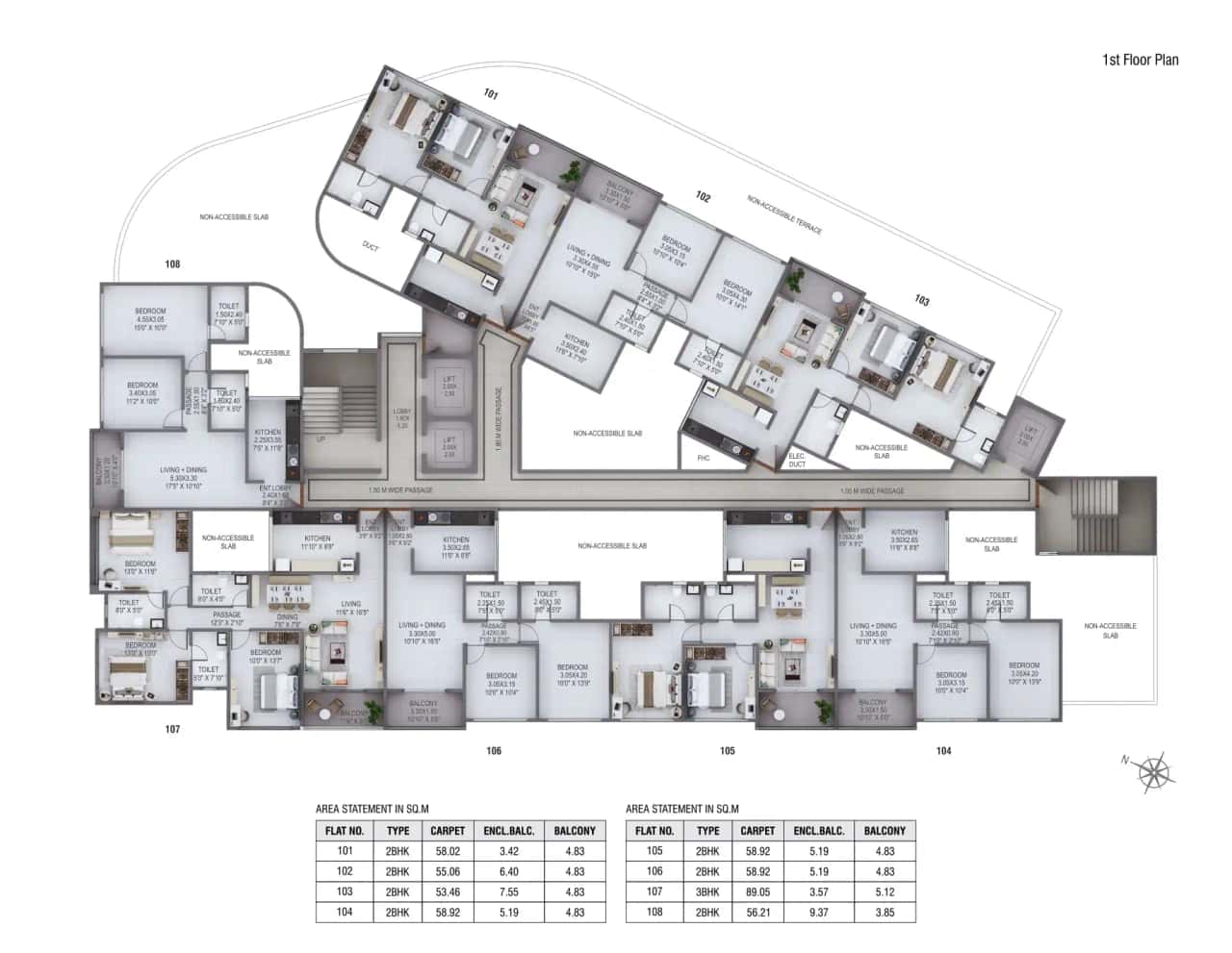 Kumar Placida Floor plan 1