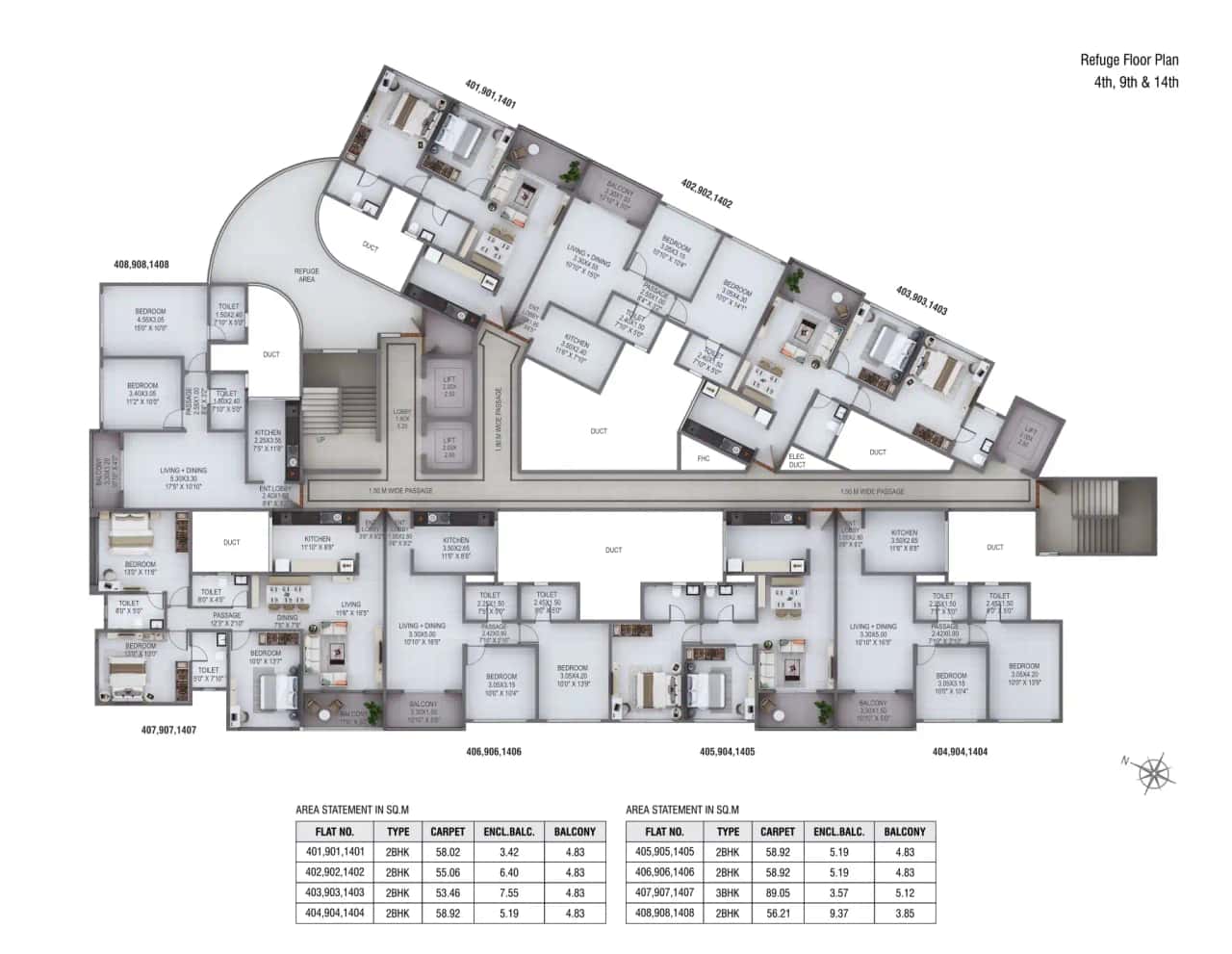 Kumar Placida Floor plan 2