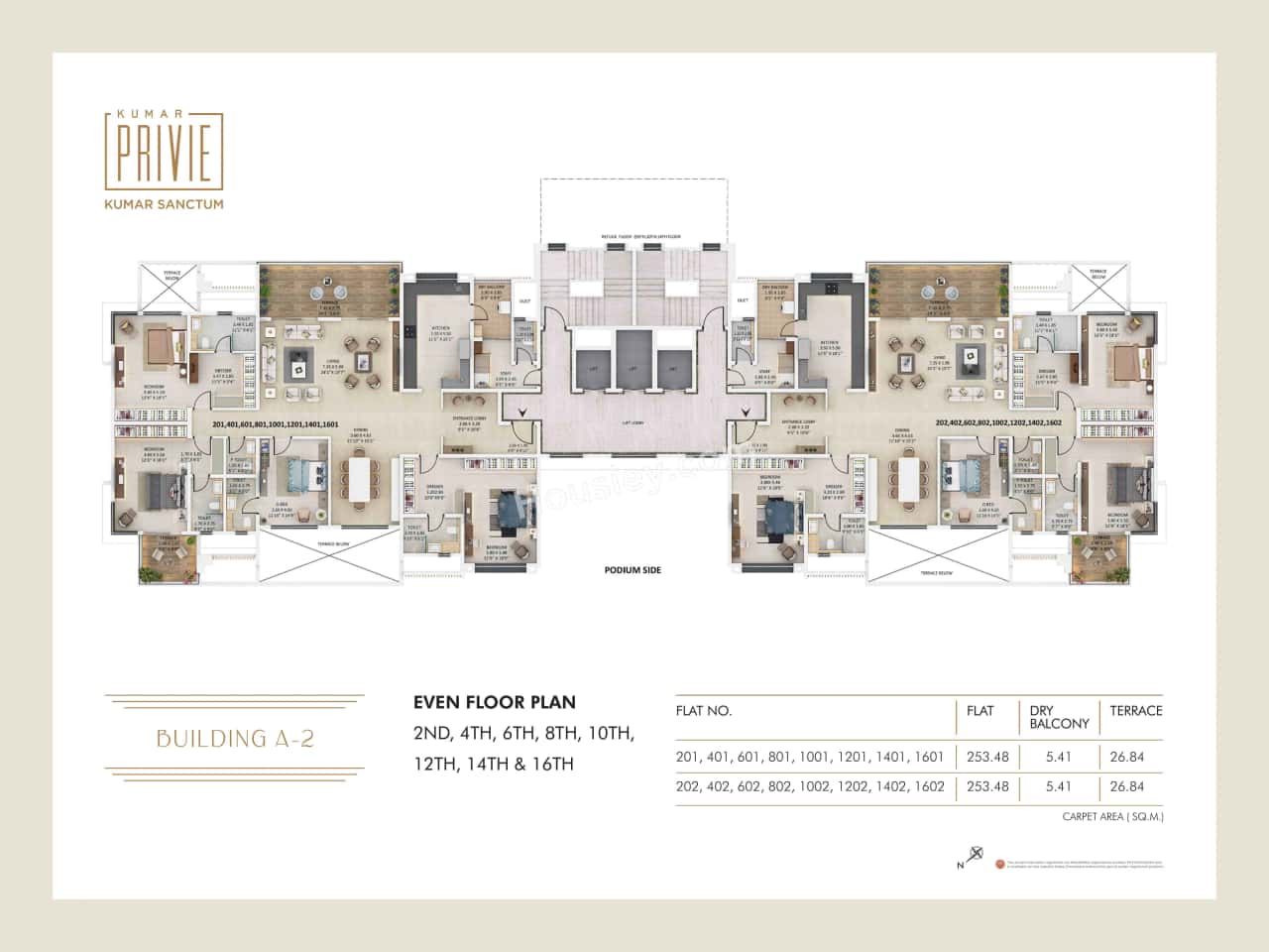 Kumar Sanctum Floor plan 1