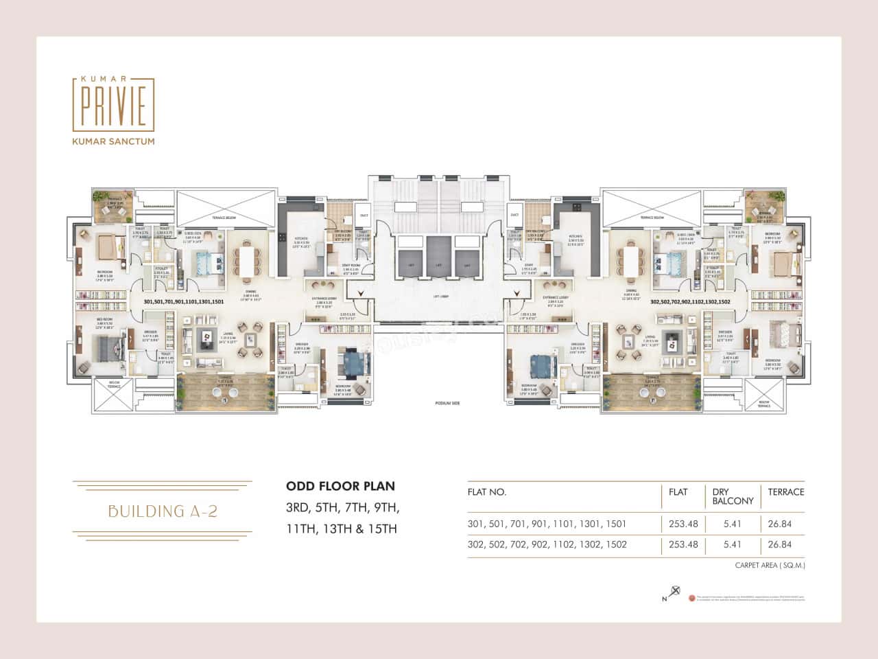 Kumar Sanctum Floor plan 2