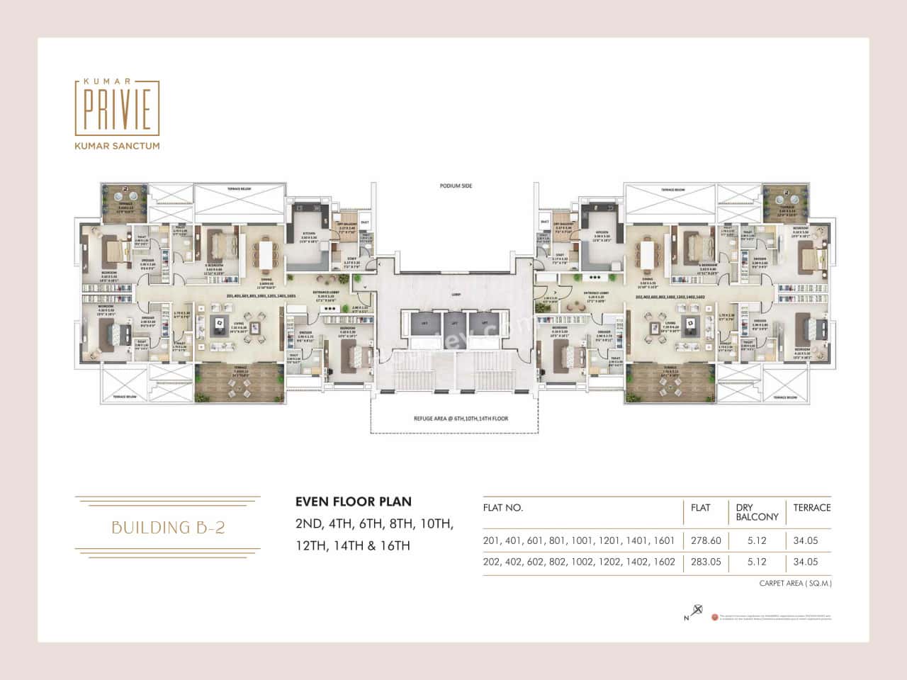 Kumar Sanctum Floor plan 4
