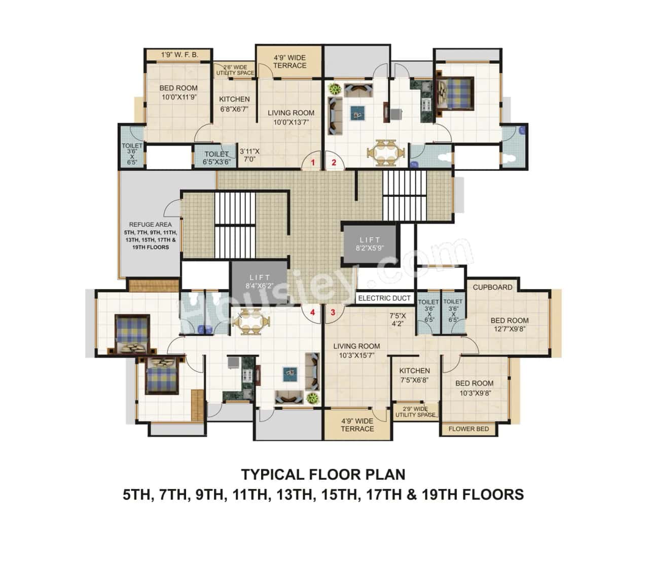 Kurm Casa Floor plan 4
