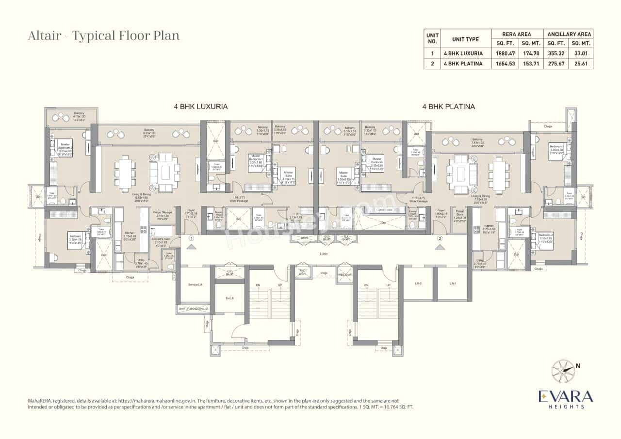L&T Realty Thane Floor plan 2