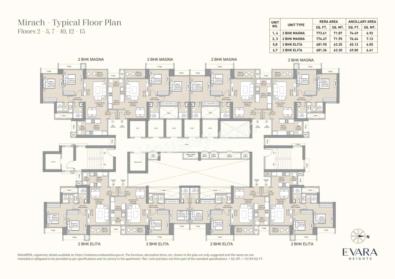 L&T Realty Thane Floor plan 1