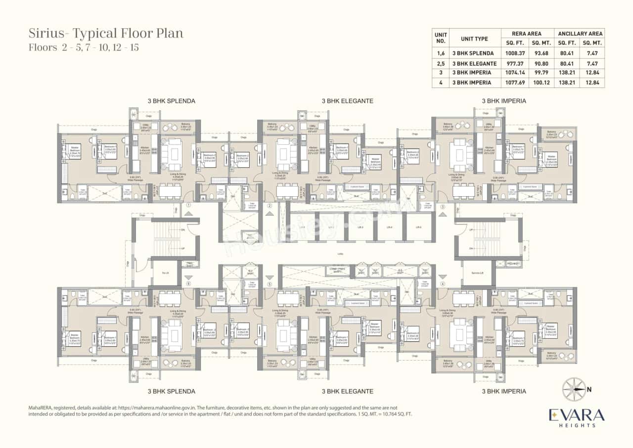 L&T Realty Thane Floor plan 3