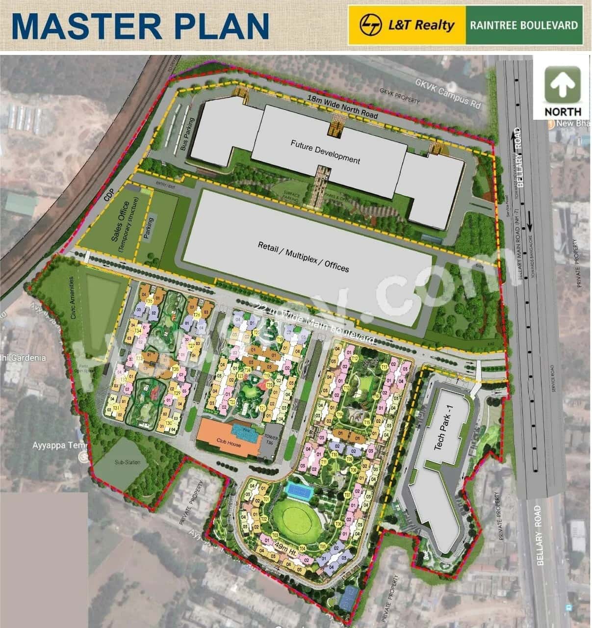 L&T Raintree Boulevard Floor plan 1