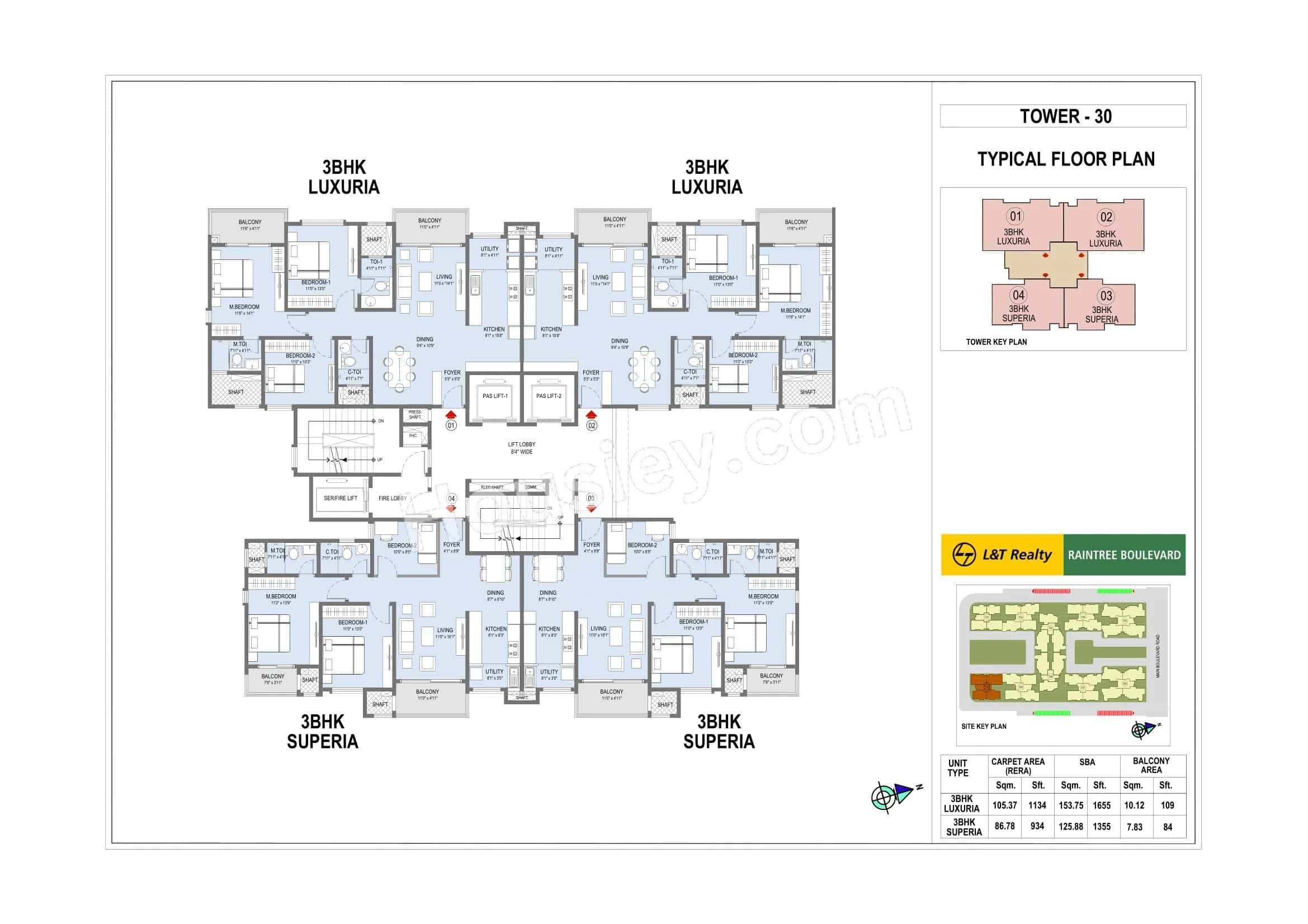 L&T Raintree Boulevard Floor plan 5
